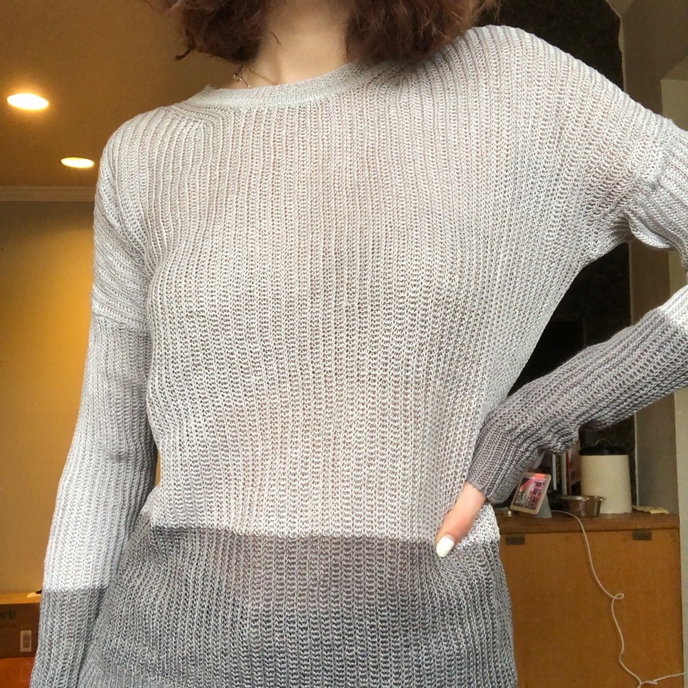 gray vince sweater